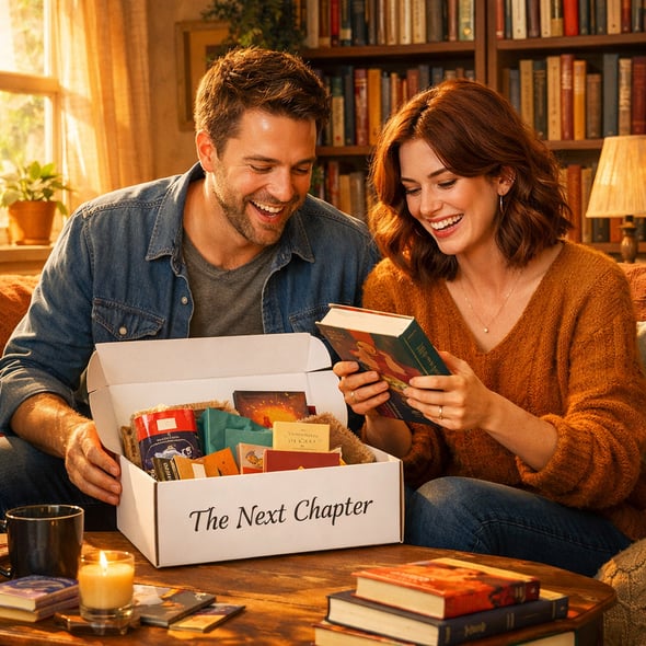 Book Box Unveiling in Cozy Living Room-1