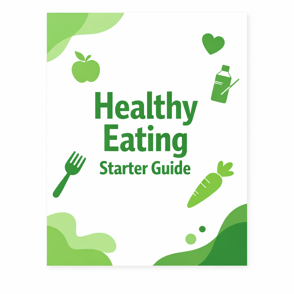 Healthy Eating Starter Guide Minimalist Cover-1 Healthy Eating Starter Guide Minimalist Cover-1