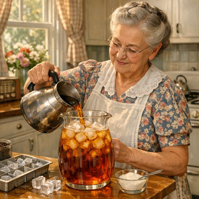 Sunlit Kitchen with Nilgiri Tea and Ice-1
