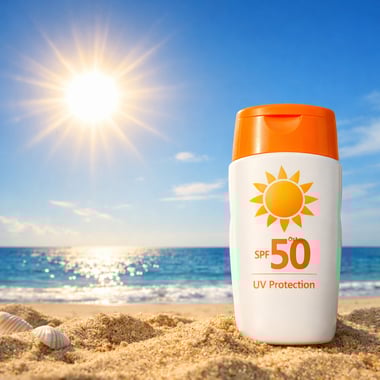 sun and sunscreen bottle-2