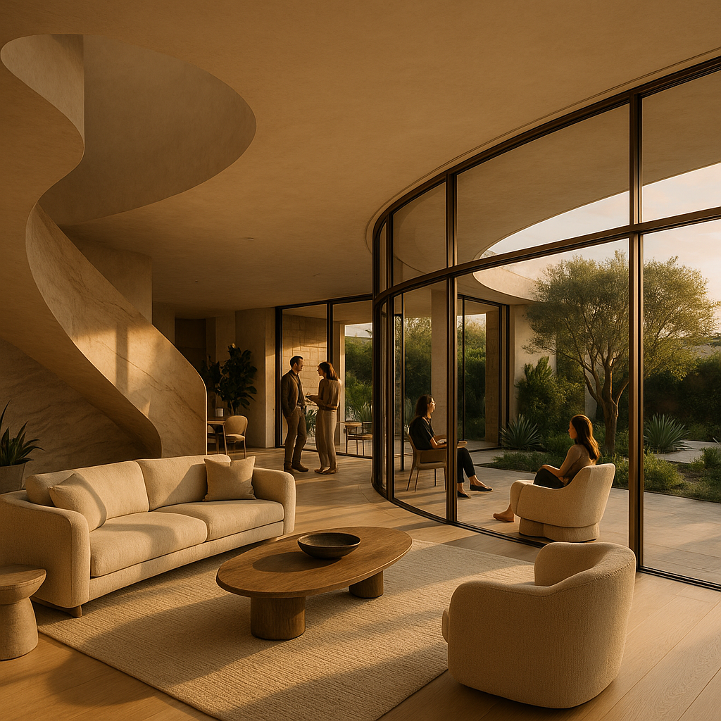 Photorealistic luxury residential interior in Beve-2